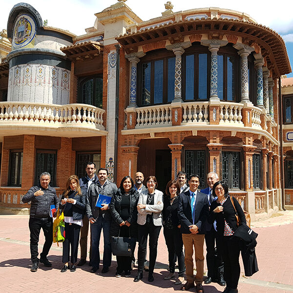 Visita de la delegación de Chihuahua a la sede de Ebrópolis en Casa Soláns