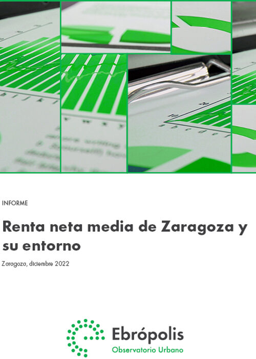 Renta neta media de Zaragoza y su entorno, (2021)