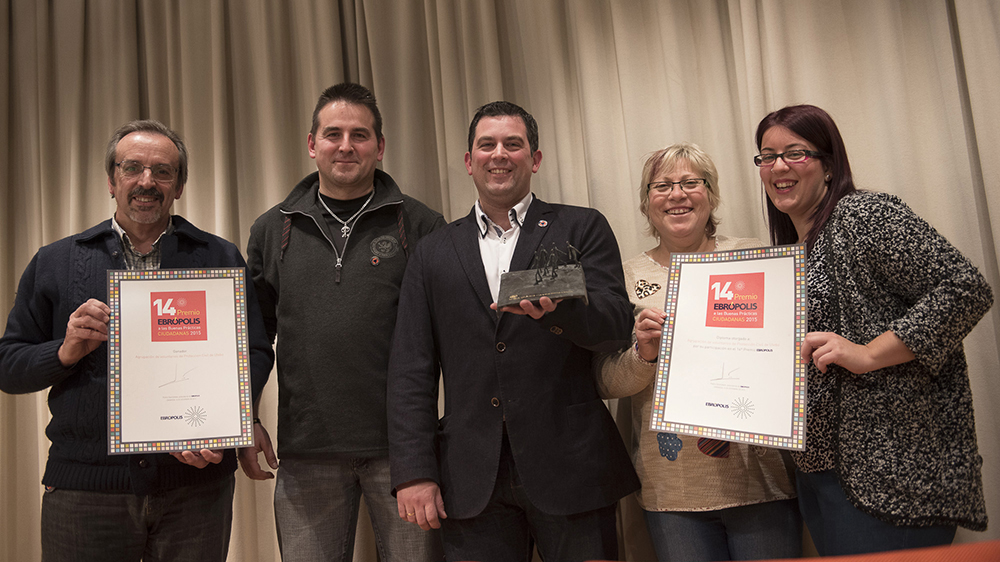 La Agrupación de Voluntarios de Protección Civil de Utebo, ganadora del 14 Premio Ebrópolis