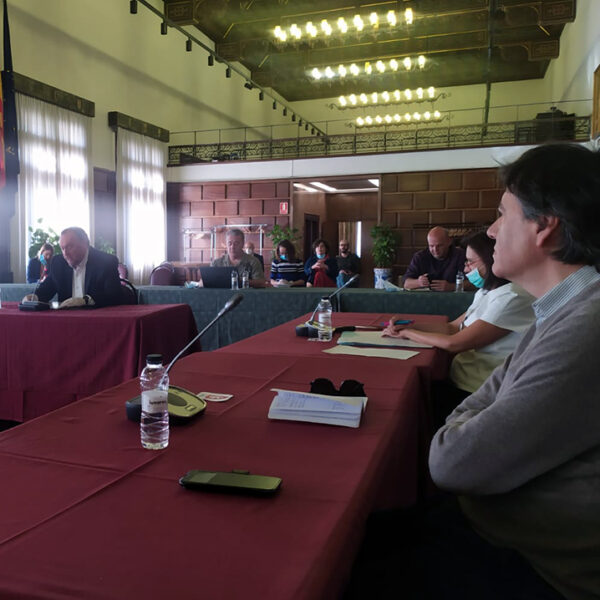 Reunión de la Comisión por el Futuro de Zaragoza en el Ayuntamiento. La Estrategia Zaragoza + 20 referente para el futuro poscoronavirus