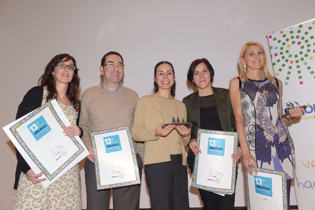 Ganadores y mención del 13 Premio Ebrópolis