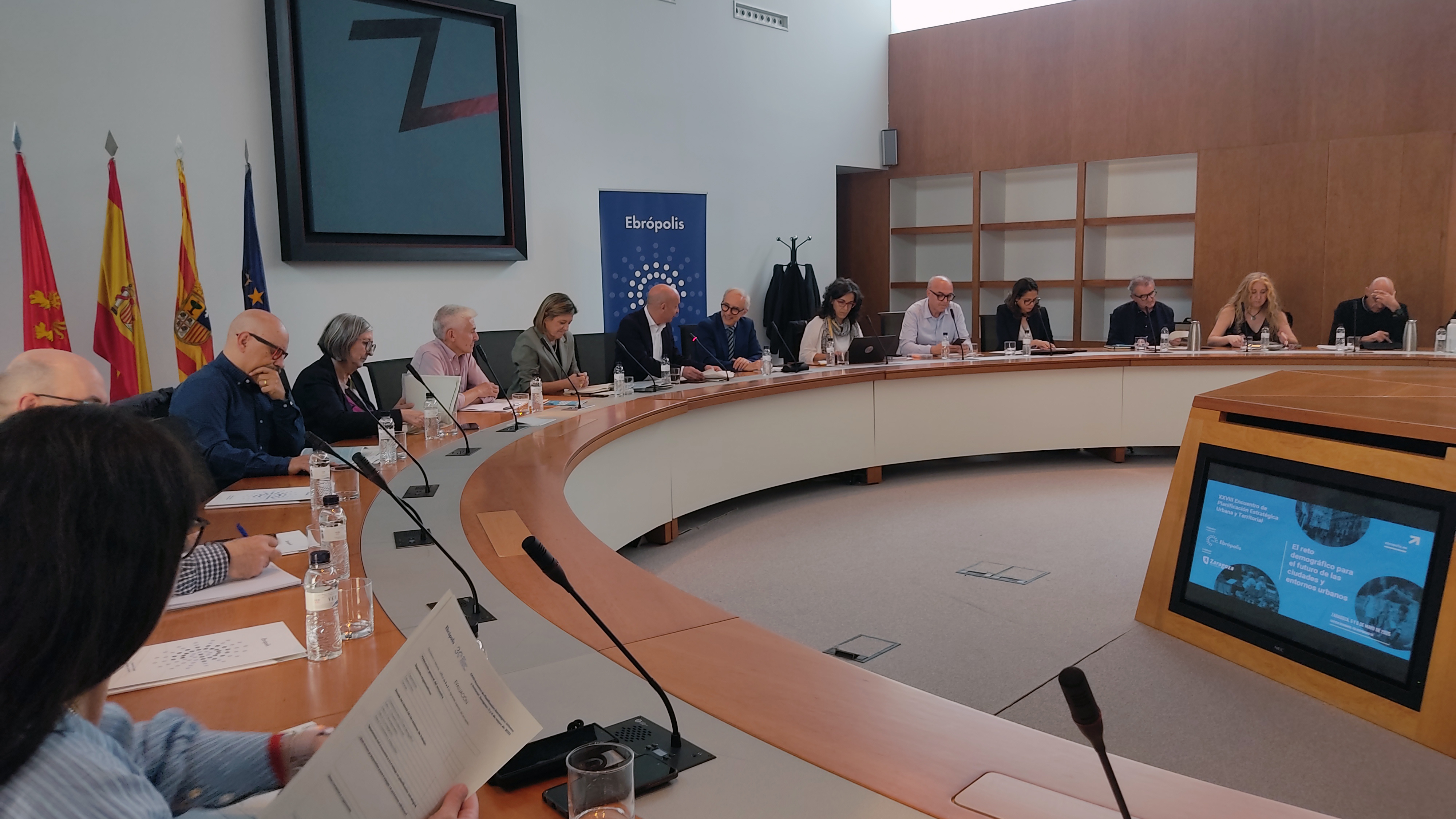 Ebrópolis reúne en Zaragoza a una treintena de expertos para abordar los retos demográficos de ciudades y entornos urbanos