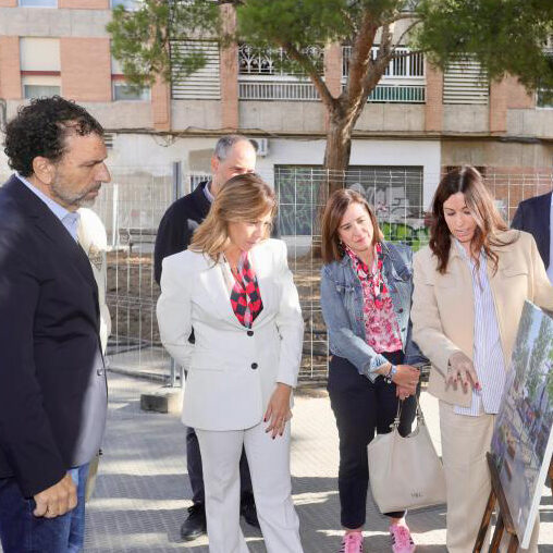 Presentación del nuevo parque en el barrio de San José