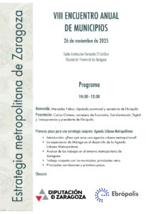 VIII Encuentro Municipios de Zaragoza. Programa