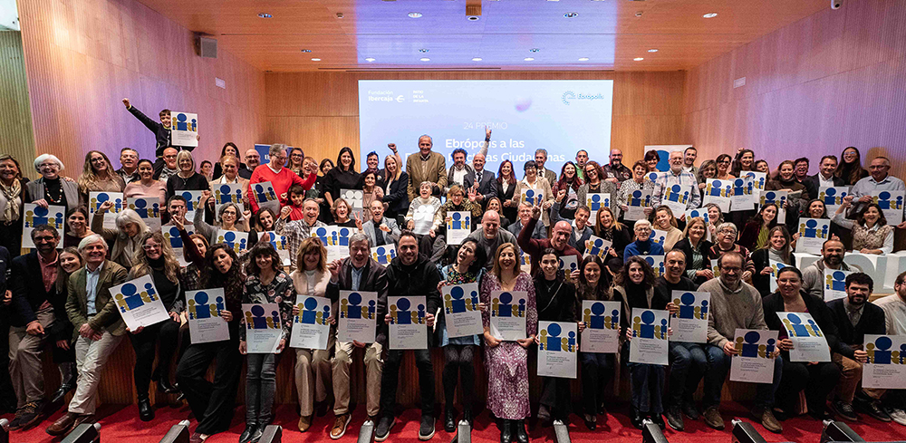 Foto de familia del 24 Premio Ebrópolis
