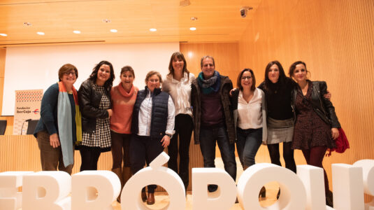 Asistentes al acto de entrega del Premio Ebrópolis