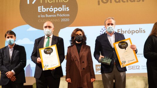 Entrega del 19 Premio Ebrópolis sin público Entrega del 19 Premio Ebrópolis sin público