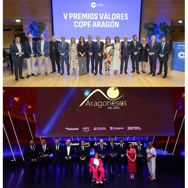 El Periódico de Aragón y COPE entregan sus premios