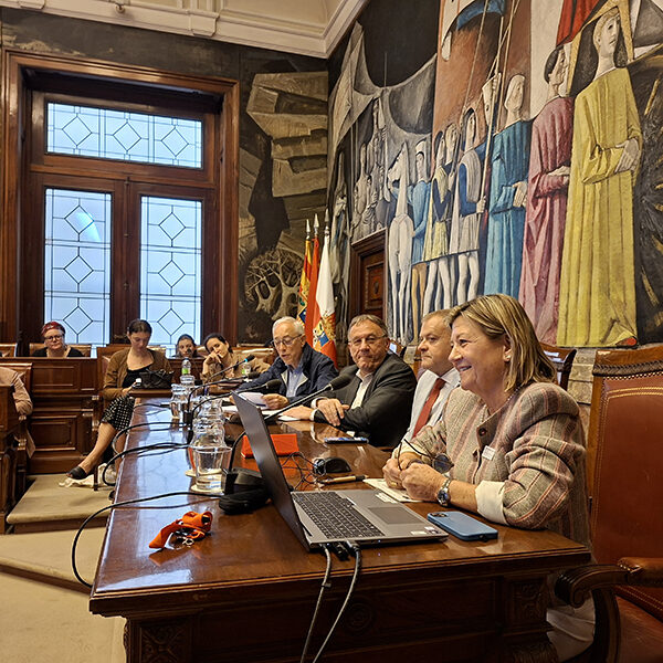 La coordinadora de Ebrópolis en la jornada en DPZ